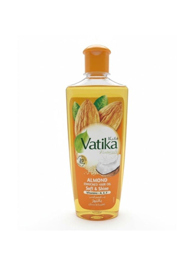 Vatika Almond Hair Oil for Enhanced Softness and Shine